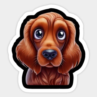 Pet-tacular Irish Setter Sticker